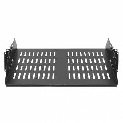 RB2-CA5VL LINKMADE 2U Bandeja Central Perforada Regulable Negra 60cm