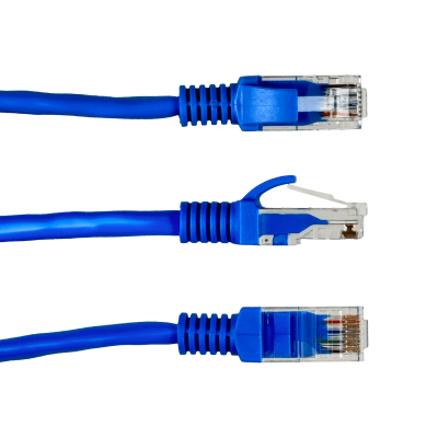 CPA-2 Cable de Conexión Multifilar Azul 2 metros RJ45 Moldeado Aleación CCA