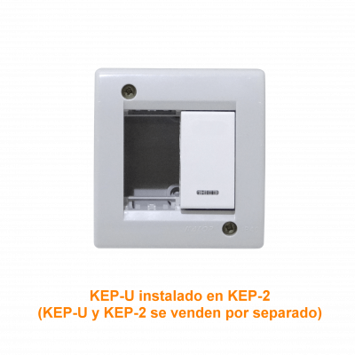KEP-U KALOP Blanco Interruptor N/A Unipolar para Timbre 16A 250V req/KEP-A KL40130