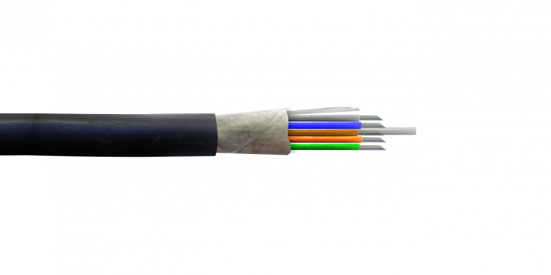 CFSK60 SM 60-Fibras-G652D 12x5-Tubos Cable Ext-PE 9/125um Monomodo 10mm