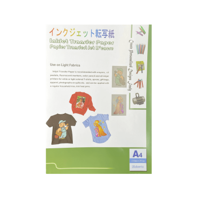 HT-150P Light inkjet 100-Hojas A4 210x297mm para transferencia textil