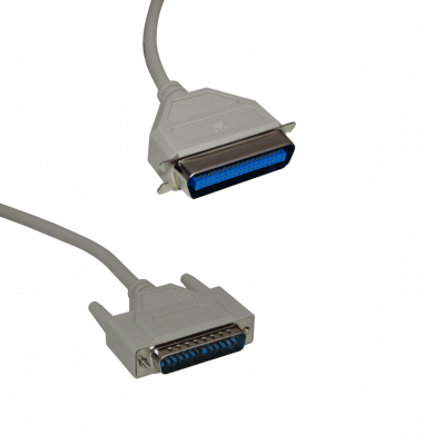 DB25CEN36 Cable para Impresora Centronics 1,8 metros DB25-Macho CEN36 Gris VW-1
