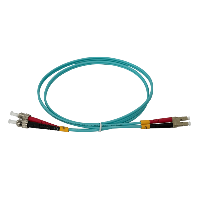 JF3LT1 1mt LC-ST OM3 Multimodo MM Duplex Cable de Interconexión Fibra Óptica 3.0mm 50/125um