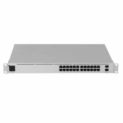 USW-PRO-24-POE-LIQ2 UBIQUITI USADO puertos 1,2,3 Rotos 24-1000-PoE 400W-tot 2-SFP+10G