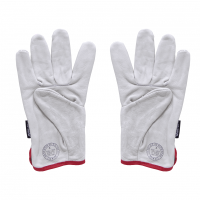 GUANTES-CAB PRO-SAFE Guantes de Piel de Cabritilla Cortos sin Forro Interior Certificación CE EN388 Talla Mediana