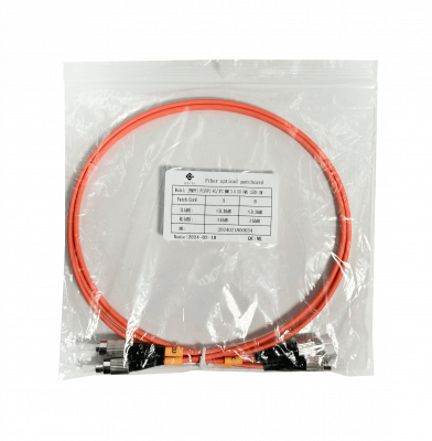JFMFF1 1mt FC-FC OM1 MultiModo MM Duplex Jumper Fibra 62.5/125um LSZH