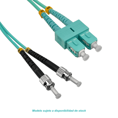 JF3TC3 3 metros ST-SC OM3 Multimodo MM Dúplex Cable de Fibra 50/125um
