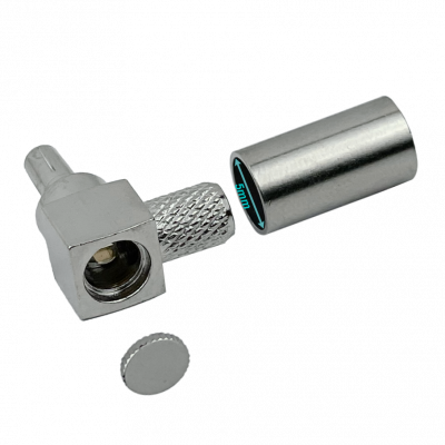 9M2J CRC9-Macho 90-Grados LMR195 Terminal Crimpeable RG58 RG142