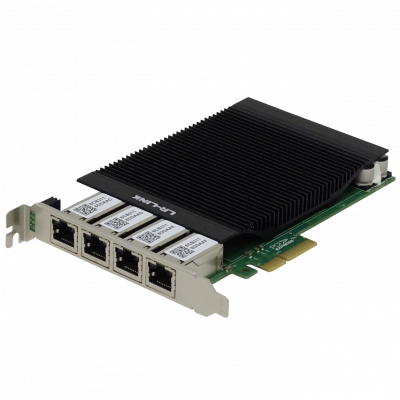 PCIE-4G-POE LRLINK Escaneo3D PCIe-x4 4-Puertos-1000-PoE+ Placa Intel I350AM4 Capturadora