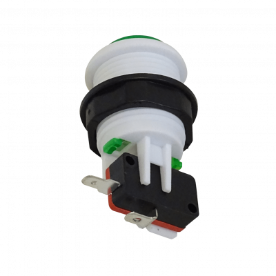 BOTON-VERDE Verde Arcade Interruptor Pulsador 27mm NA N/A 2-pin