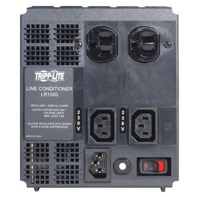 LR1000 TRIPPLITE 1000W Estabilizador de Voltaje 4-Tomas C13 174-280VAC Tensión