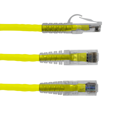 CPM-2F FURUKAWA Cable de parcheo RJ45 Multilan Cat5e U/UTP CM color amarillo, 2 metros, código 35103803