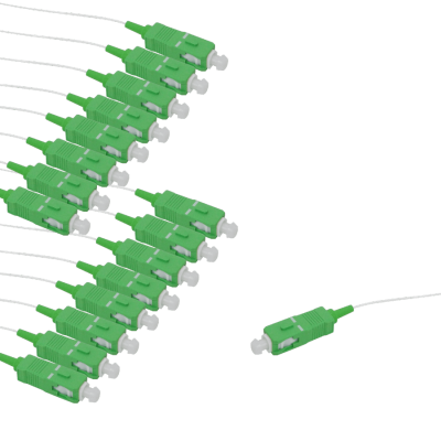 UF-SPLITTER-16 UBIQUITI 1x16 SC/APC Separador PLC GPON 3mt 150+150cm 0,9mm 1260-1650nm