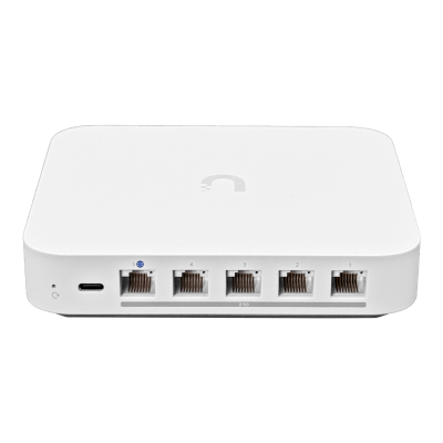 UCG-MAX UBIQUITI 5-2500 512GB-NVMe-SSD 5-aplicaciones BTE Pasarela UniFi incl-5V