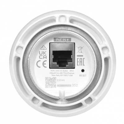 UVC-G5-BULLET-LIQ UBIQUITI USADA 1un Proyectil 84x45º 1-100 1512p IK04 IPX4 Dispositivo Captura Infrarrojo Micrófono req