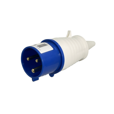 023-6 PCE Clavija Recta Móvil Industrial 2P+T, Modelo Typ023-6h, 32A, 690V, IP44