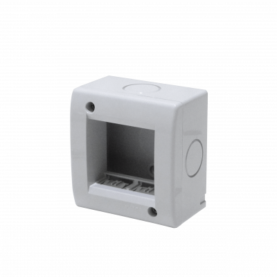 KEP-2 KALOP sinTapa 2-Módulos Caja Gris IP40 2-Puestos Sigma KL42013
