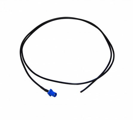 CA-FKM Pigtail 100cm FAKRA-C-Macho Automotriz 1mt RG174-Negro