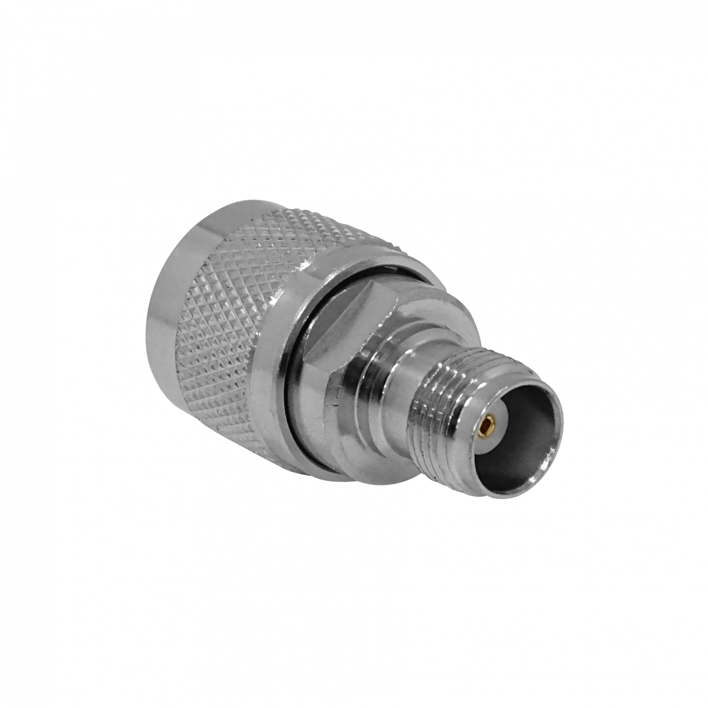 NMTH Adaptador coaxial de conexión recta, conector N-Macho a TNC-Hembra