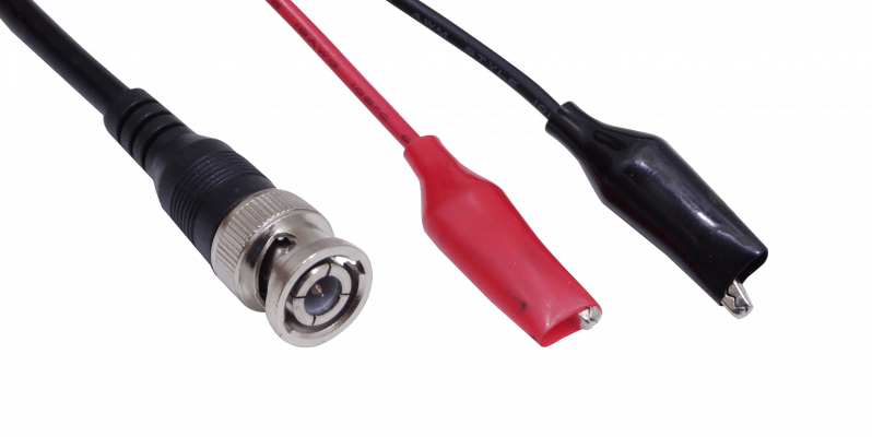 PINZAS-BNC-M 2-Pinzas a BNC-Macho Cable-90cm para Instrumento 0,9mt Sonda Cable Prueba