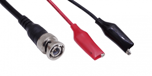 PINZAS-BNC-M 2-Pinzas a BNC-Macho Cable-90cm para Instrumento 0,9mt Sonda Cable Prueba