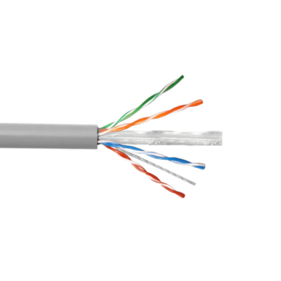 CB6T-UGH TRIMERX CABLE UNIFILAR DE COBRE CAT6, CALIBRE AWG23, CUBIERTA GRIS, 305 METROS, TIPO CM