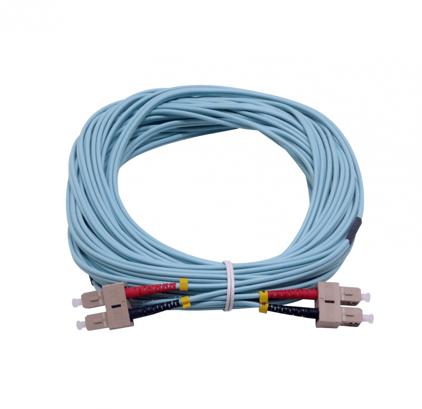 JF3CC15 LATIGUILLO FIBRA DÚPLEX MULTIMODO OM3 SC-SC 15 METROS 3.0mm 50/125µm LSZH