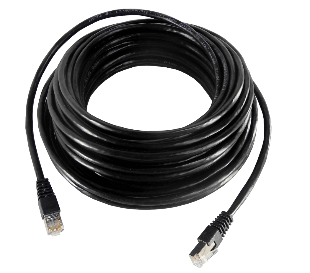 CPXN-150 LINKMADE EXT 15MT MULTIFILAR SF/UTP NEGRO CAT5E Cable Para Intemperie