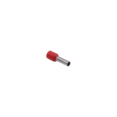 E6012-R Rojo 6,0mm2 12/20mm Paquete-100 AWG10 Punta Terminal Aislada Prensable