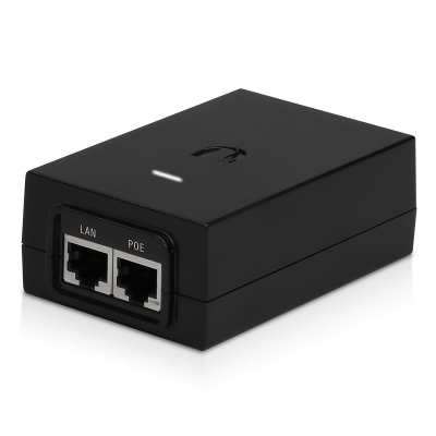 POE-24-AF5X UBIQUITI AF-5XHD AF-4X/3X/2X LTU-ROCKET Inyector PoE 24V 24W Gigabit requiere-Cable