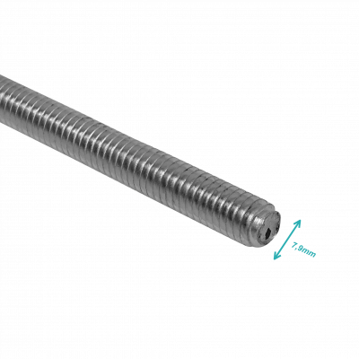 ZP51 Varilla roscada de zinc tipo sinfín de 5/16 pulgadas (7,94mm) por 1 metro de largo, espárrago de 100cm