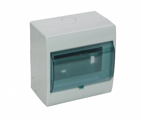 CAJA-DIN5 KALOP Caja Plástica para Riel DIN con Tapa 90/110mm Ancho 46mm Alto KL02476T