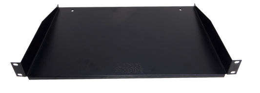 RB1-3LL Bandeja fija negra LINKMADE de 1U para rack, 30cm de profundidad, superficie lisa, requiere tornillería