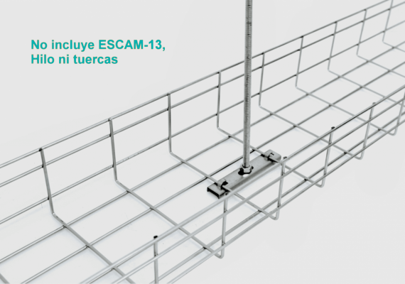 ESCAM-HT LINKCHIP Soporte de Elevación para Bandeja Portacables Tipo Canasto Malla de Alambre 3-6mm