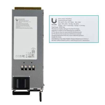 PSU-1215 UBIQUITI Fuente de Alimentación Redundante para EFG UXG-Enterprise 12VDC 12,5A 150W