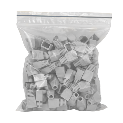 RJC-BG Tapa Protectora para Conector RJ45 Color Gris Paquete de 100 Piezas