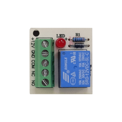 RM01 ZK Módulo de Relé 12VDC 5-pines NC/NA Relé Indicador LED