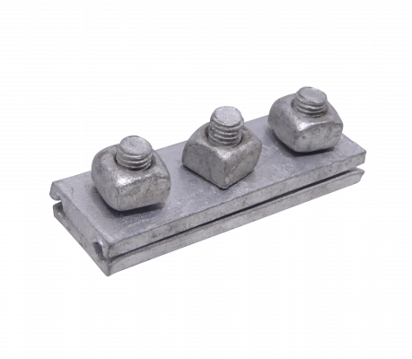 GTL00032 Abrazadera de Fijación para Poste de 3 Tornillos 5/8T/VTRC 150x34x9x15mm
