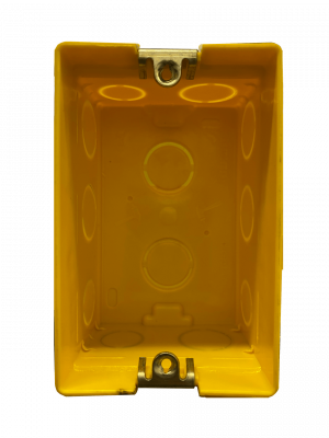 503L BTICINO Amarilla Caja-Empotrar 106x71x52mm Para-Tubo-5/8-Pulgadas Muro-Concreto