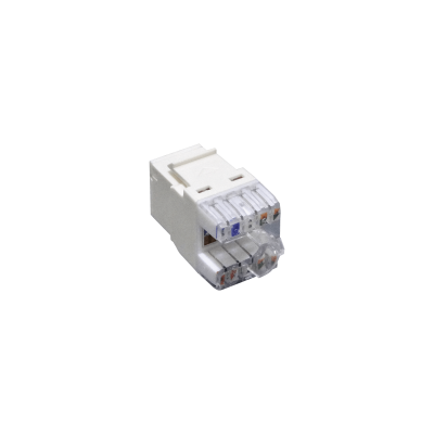 KP6WF Keystone hembra RJ45 blanco Categoría 6 U/UTP Gigalan punch down FURUKAWA 35030600