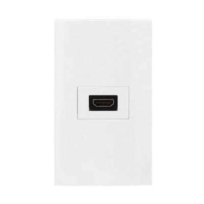 FP-HDMI Placa frontal para pared con conector HDMI Hembra a Hembra sin cable 70x114 mm
