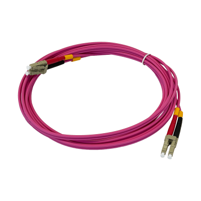 JF4LL3 LSZH 3 metros LC-LC OM4 Multimodo MM Dúplex Cable de Fibra Óptica 50/125µm 3,0mm