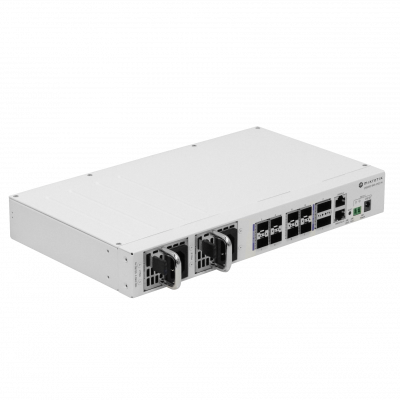 CRS510-8XS-2XQ-IN MIKROTIK 8-SFP28 2-QSFP28-100G 1-100 L5 2-220VAC req-cables-C13