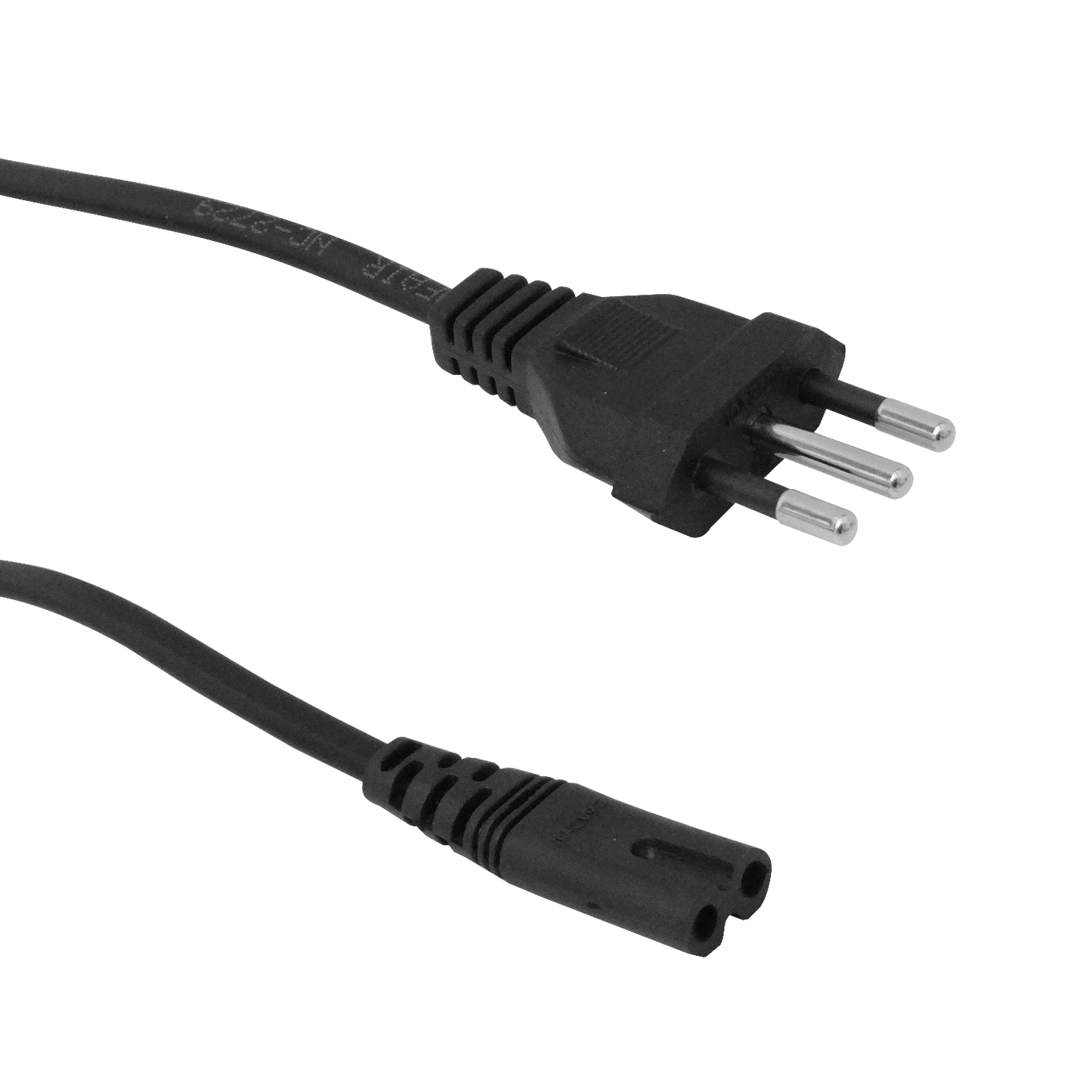 CIM8 Cable de Alimentación Macho Tipo-8 C7-Hembra 1.4m 140cm sin Conexión a Tierra
