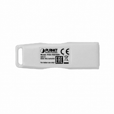 POE-TESTER+ PLANET Comprobador PoE++ af/at Indicador MID-SPAN END-SPAN 1-RJ45