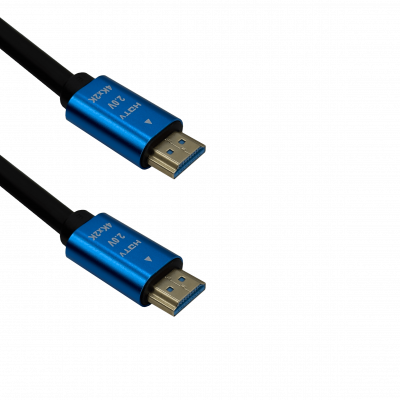 HDMI-15K Cable HDMI macho a macho de 15 metros, versión 2.0, compatible con resolución 4K 2160p a 60Hz, color negro