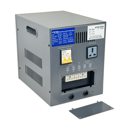 AVR5000. ENERSAFE Estabilizador Voltaje 5KVA 4500W 0,9 164-260VAC Bornes Monofásico