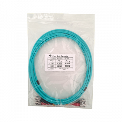 JF3TT3 3mt ST-ST OM3 Multimodo MM Duplex Cable-de-Fibra 3.0mm 50/125um LSZH