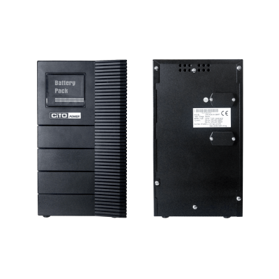 EBMT-3K CITO 16 baterías 96VDC 2x8x12V/7,2AH Torre tipo banco vacía sin baterías