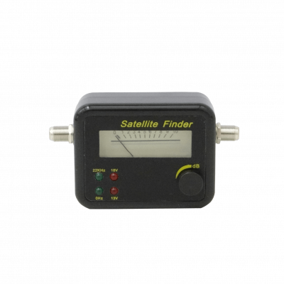 SAT-FINDER Localizador Satelital Medidor de Satélite 2 Conectores F-Hembra 950-2150MHz 13-18VDC